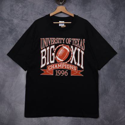 1996 Black University of Texas Big XII Champions Shirt 5869