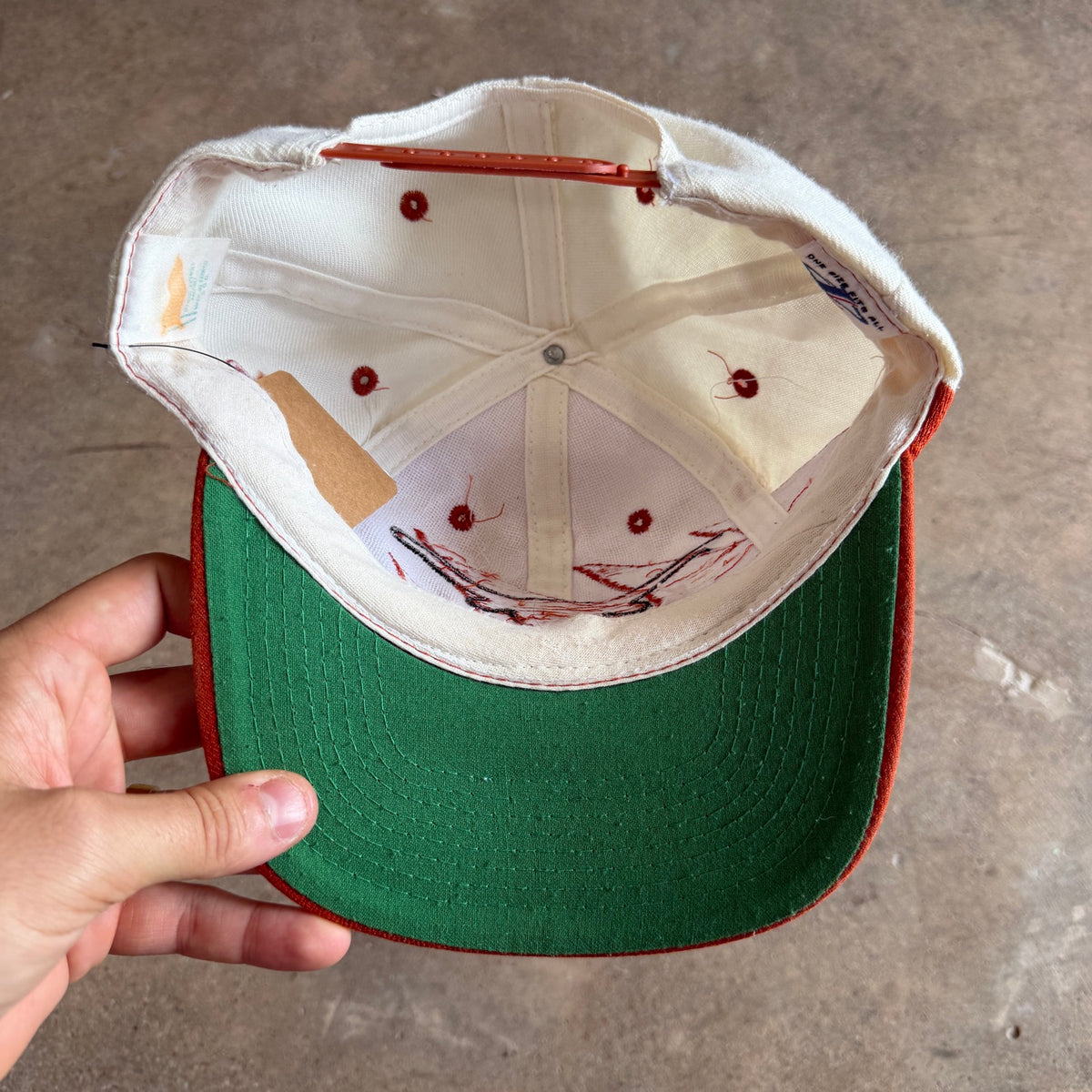 90s White Texas Longhorns Logo Athletic Sharktooth Snapback Hat 5787