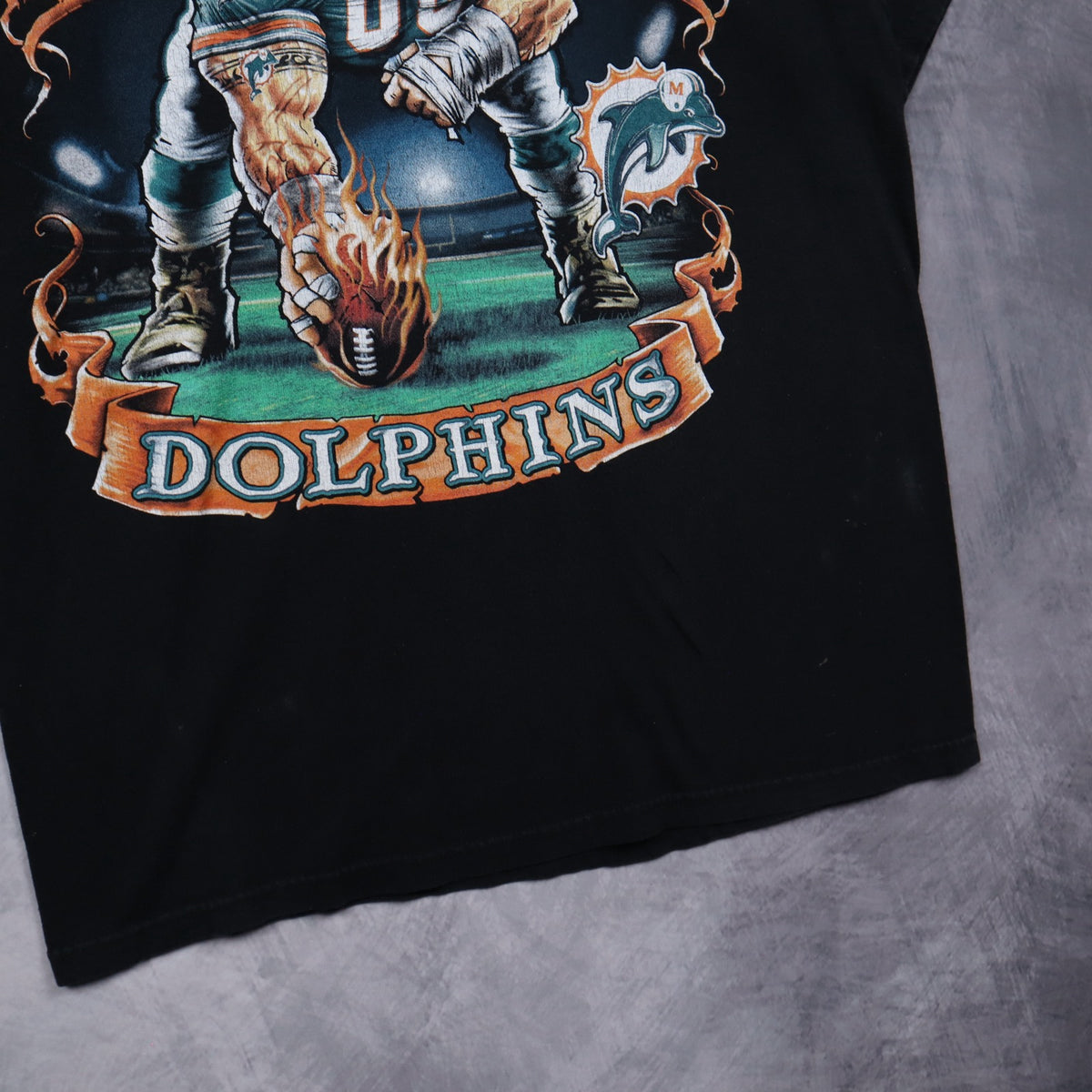 00s Black Miami Dolphins Shirt 6750