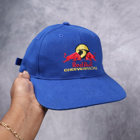 90s Blue Red Bull Cheever Racing Hat 7347