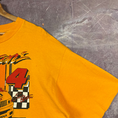 90s Yellow Kodak Nascar Shirt 3258