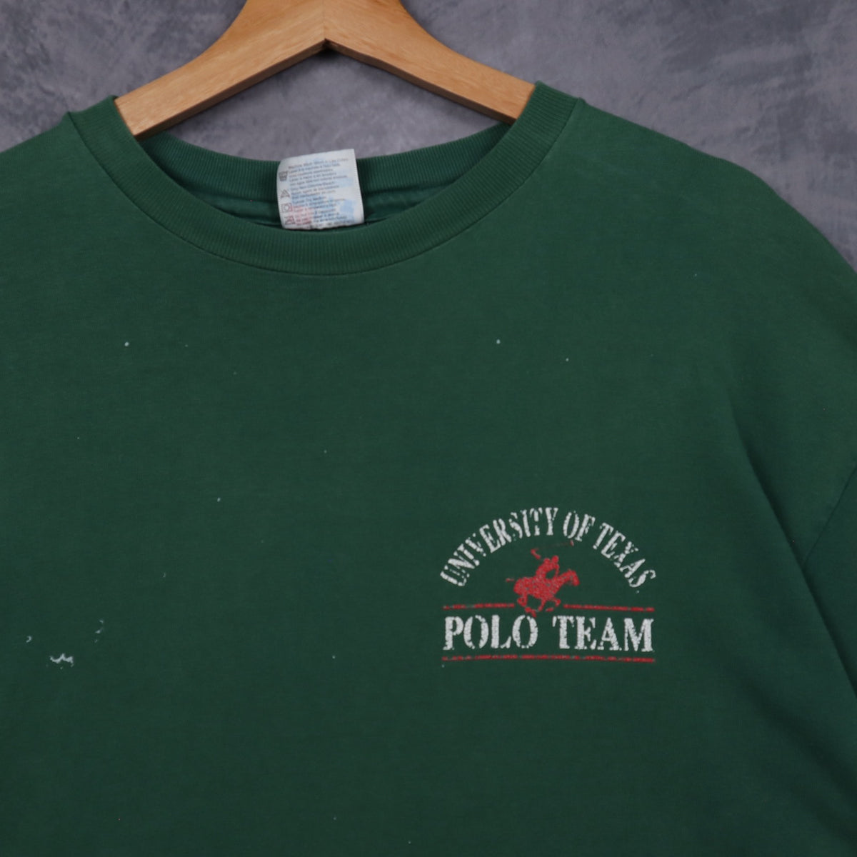 1993 Green University Of Texas Polo Team Shirt 5871