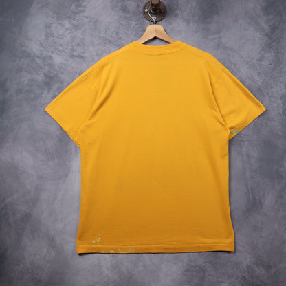 90s Yellow Rap For Safety Shirt 5417