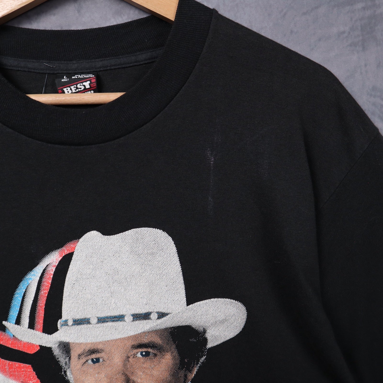 90s Black Bobby Bare Country Shirt 5379