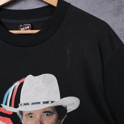 90s Black Bobby Bare Country Shirt 5379
