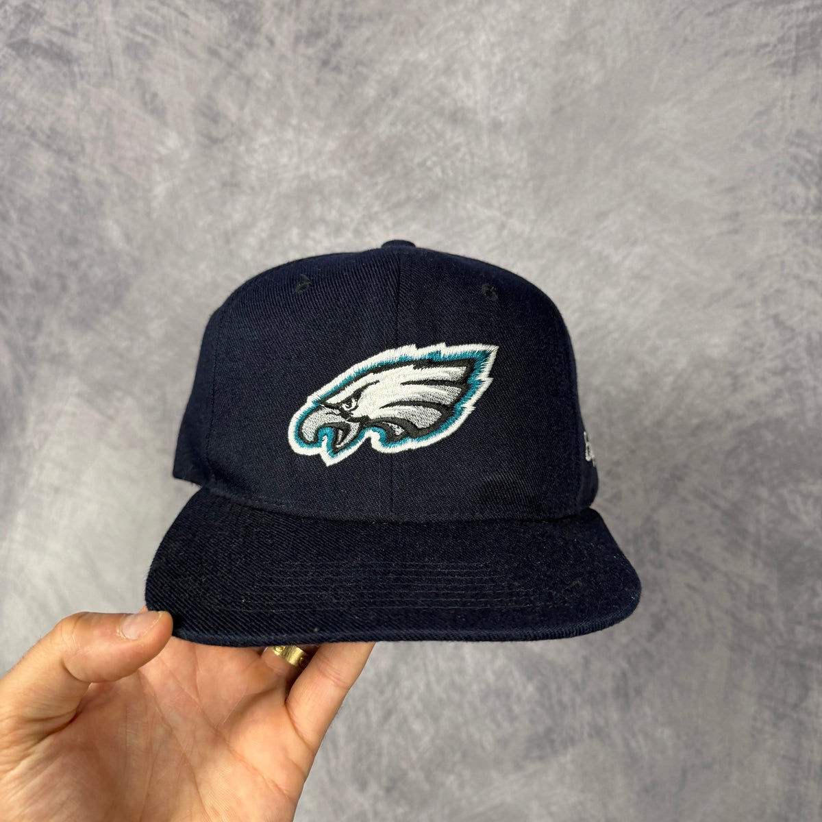 00s Navy Blue Philadelphia Eagles Snapback Hat 6854