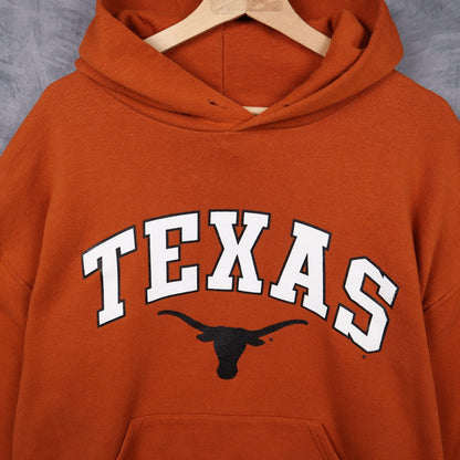 00s Burnt Orange Texas Longhorns Hoodie 5654