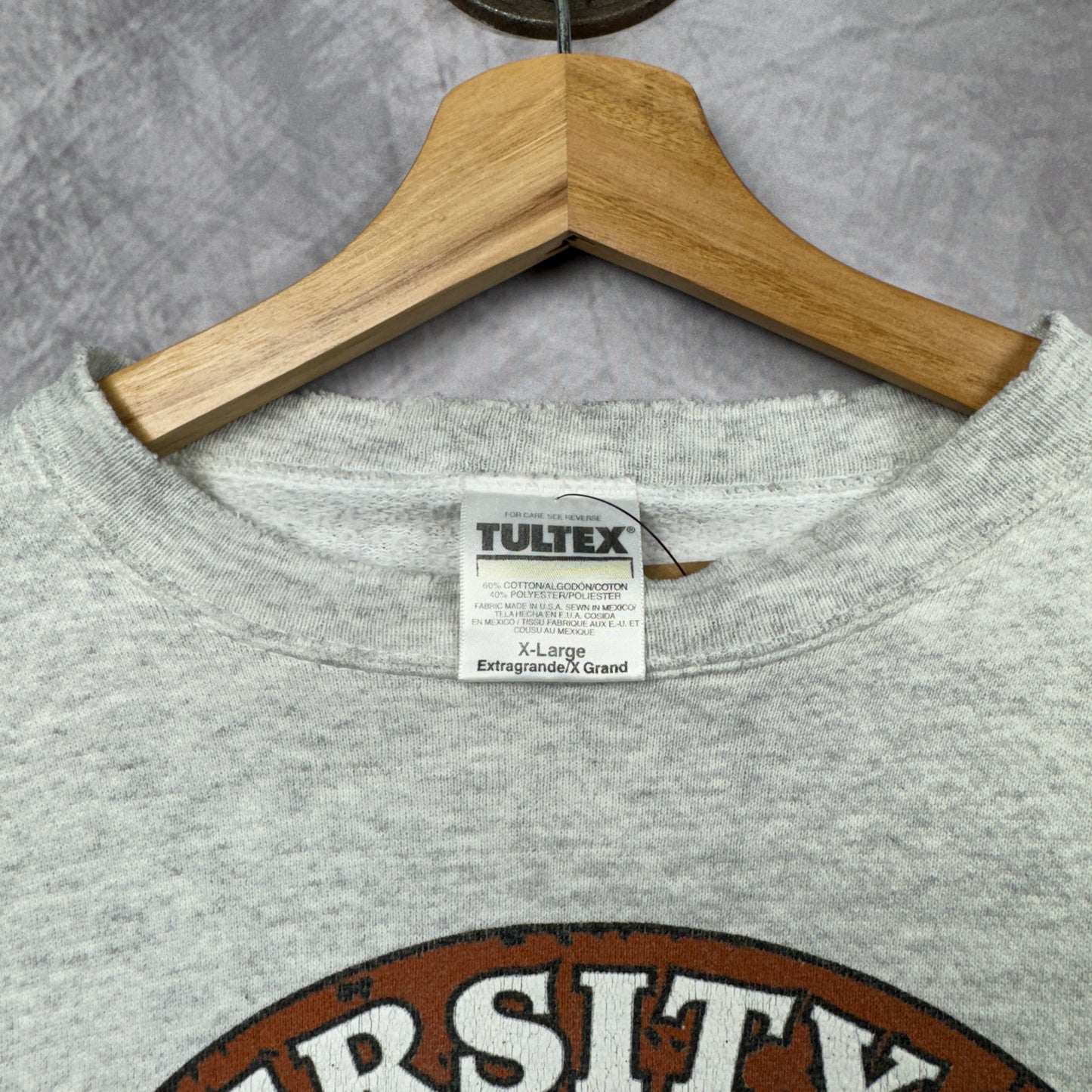 90s Grey Texas Longhorns Crewneck Sweatshirt 4354