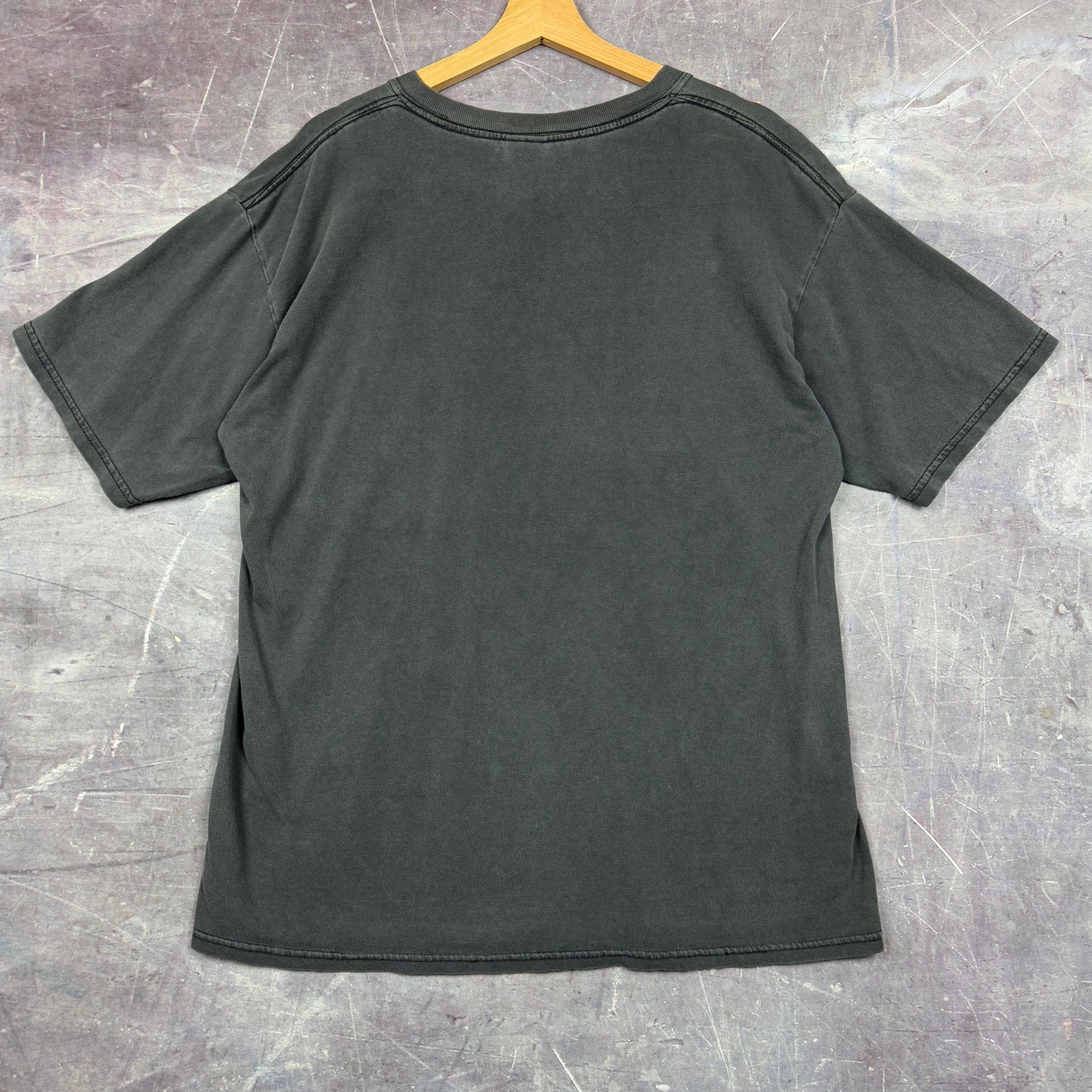 90s Faded Black The Come Structure Graphic Shirt L 1105