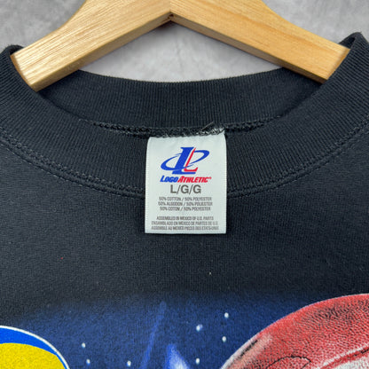 2000 Black St Louis Rams Crewneck Sweatshirt 4099