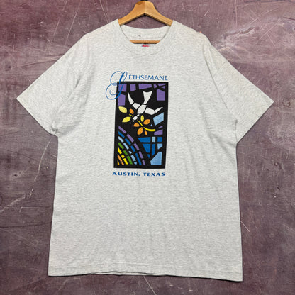90s Grey Gethsemane Austin Texas Shirt 3672