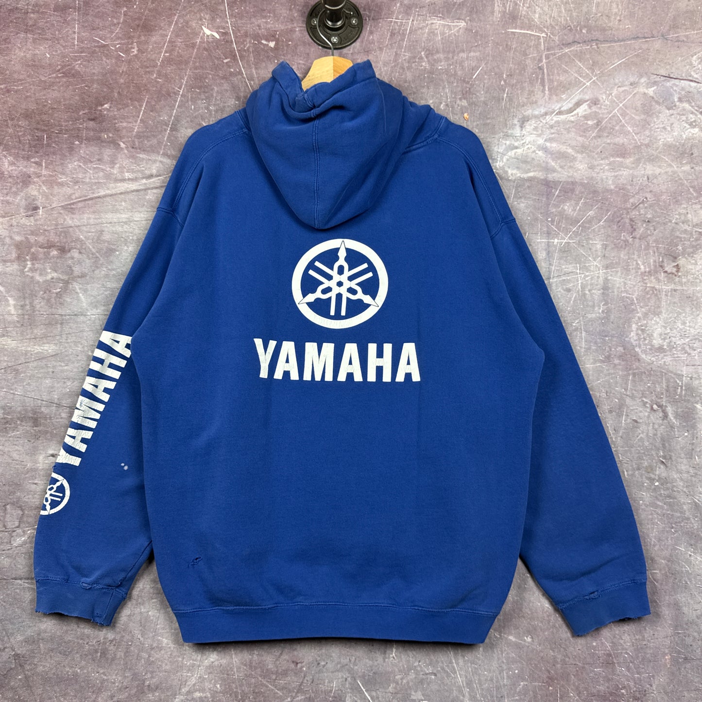 00s Blue Yamaha Hoodie 3044