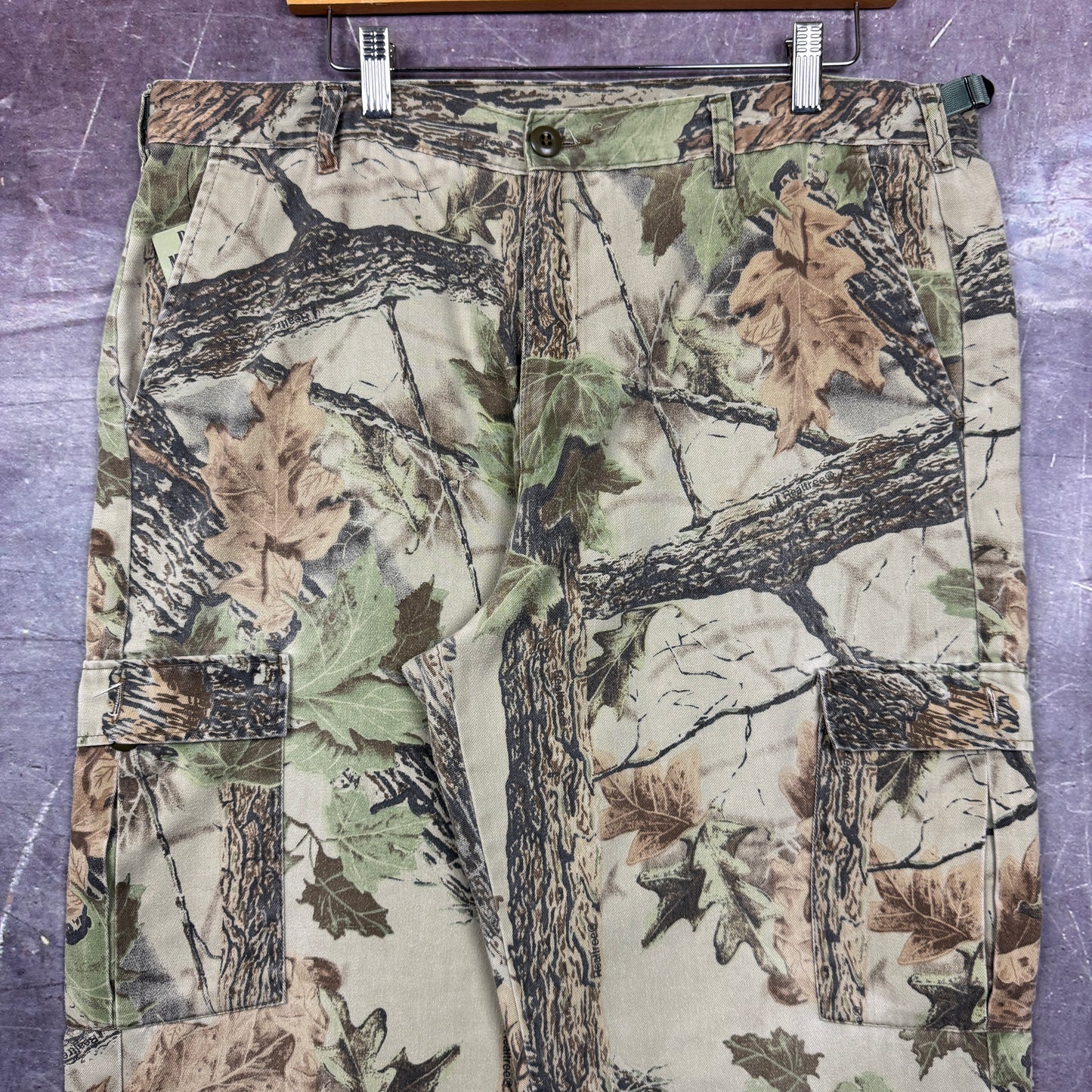 90s RealTree Camo Ranger Baggy Cargo Pants 37x31 2035