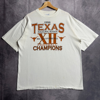 1996 White Texas Longhorns Big 12 Conference Champions Shirt 4605