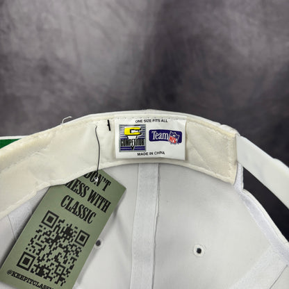 90s White NFL 75th Anniversary Snapback Hat 4305