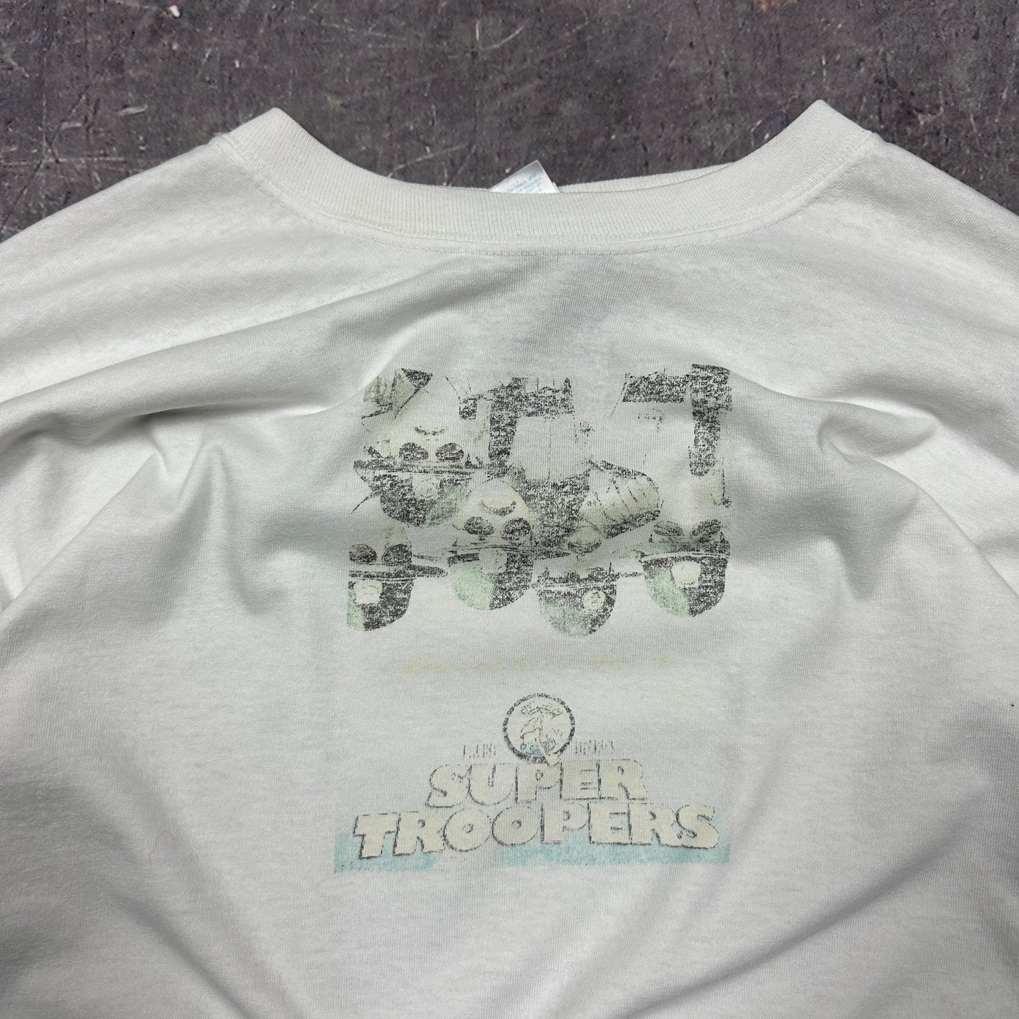 2001 Super Troopers Poster Print Movie Promo Shirt L 049