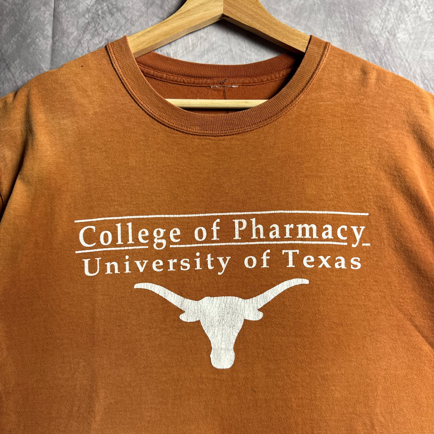 00s Orange Texas Longhorns College Of Pharmacy Shirt 4492