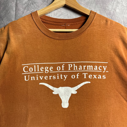 00s Orange Texas Longhorns College Of Pharmacy Shirt 4492
