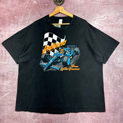 90s Black Indiana Racing Shirt 3837