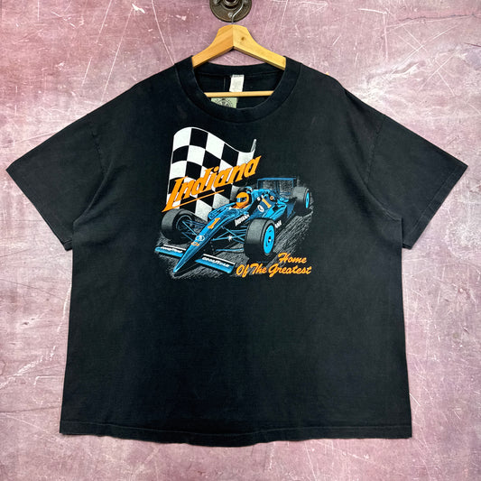 90s Black Indiana Racing Shirt 3837