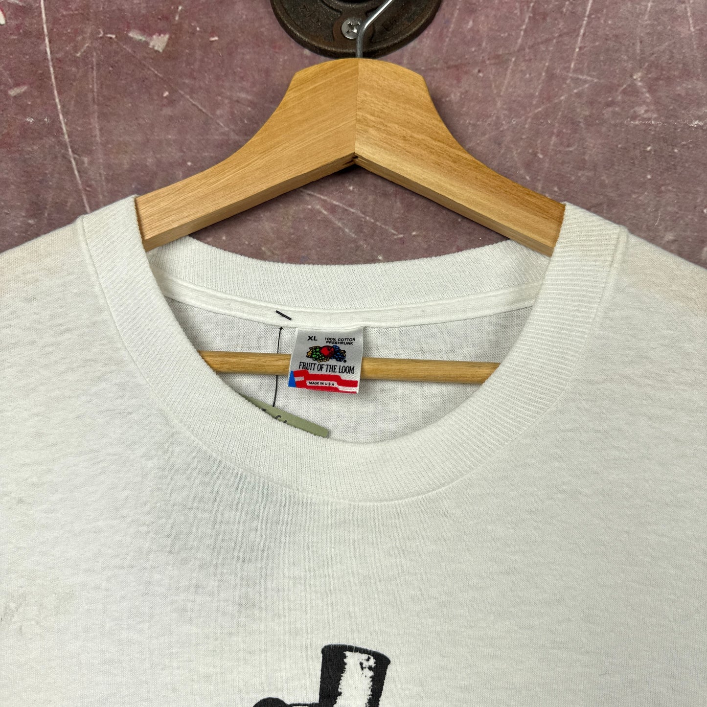 90s White Train Shirt 3812