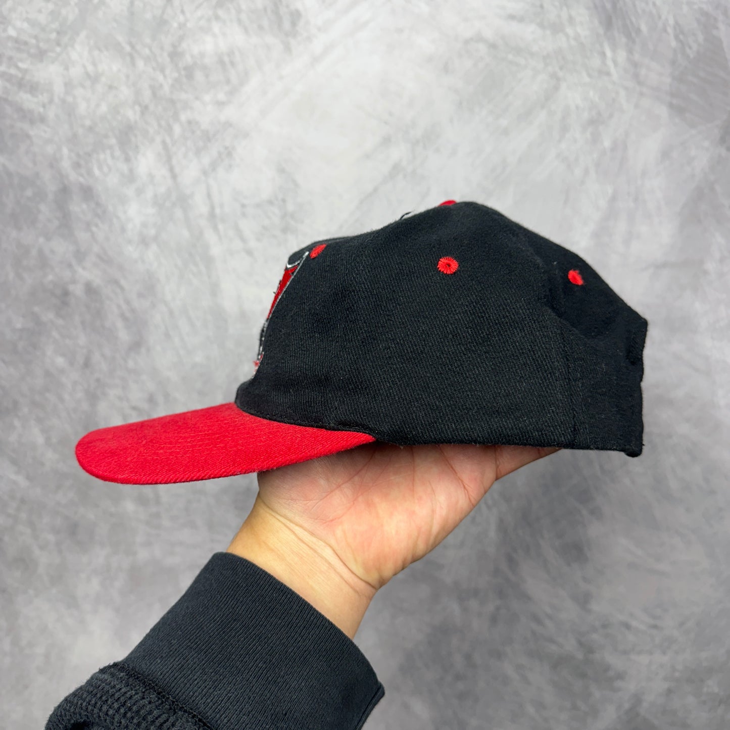90s Black Tampa Bay Buccaneers Snapback Hat 4301