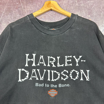 90s Black Harley Davidson Shirt 3185
