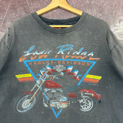 90s Faded Black Harley Davidson Shirt 3214