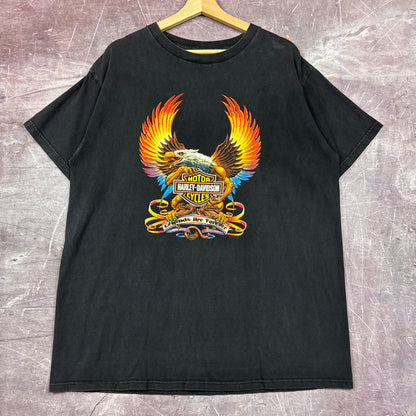 90s Faded Black Harley Davidson Shirt 3178