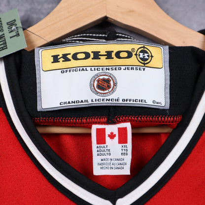 90s Red New Jersey Devils KOHO NHL Hockey Jersey 4870