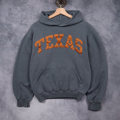 00s Grey Texas Longhorns Hoodie 5663