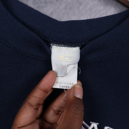 90s Navy Blue Dallas Cowboys Crewneck Sweatshirt 6613