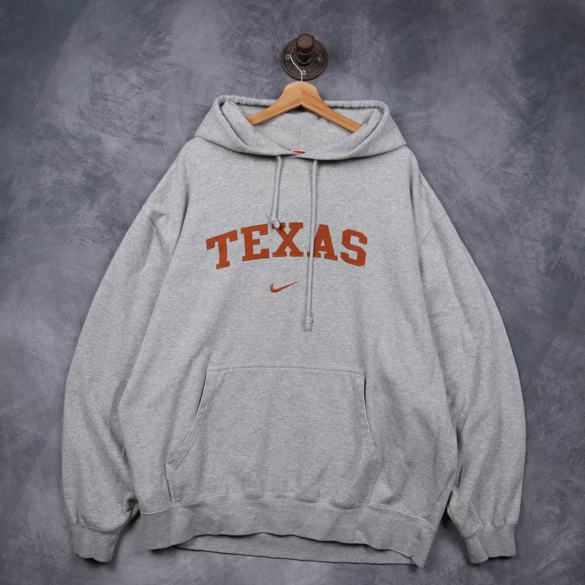 00s Grey Nike Texas Longhorns Hoodie 5639