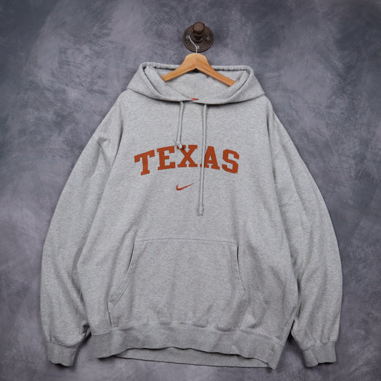 00s Grey Nike Texas Longhorns Hoodie 5639