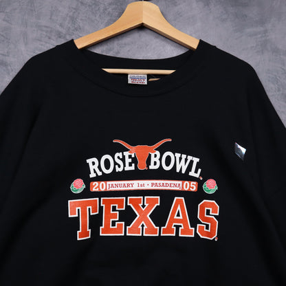 2005 Black Texas Rose Bowl Crewneck Sweatshirt 5728