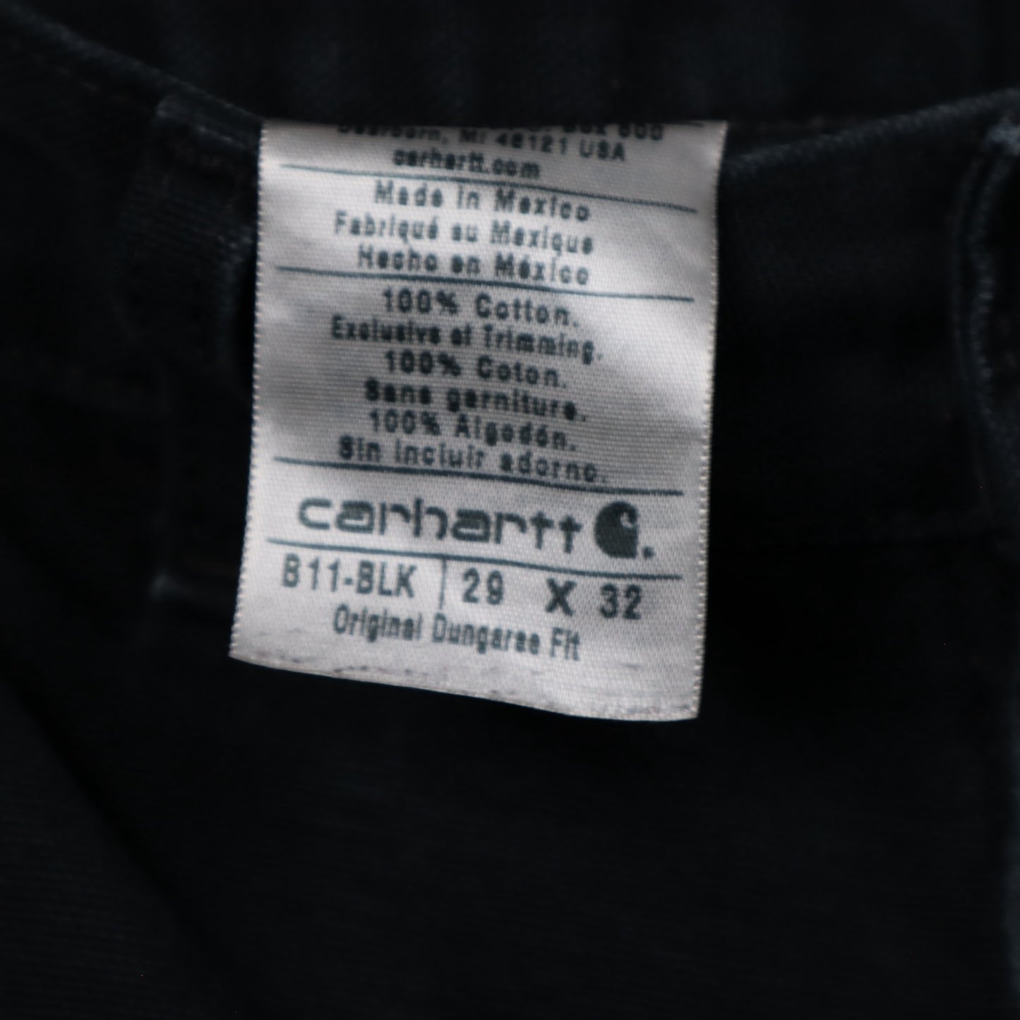Early 2000s Black Carhartt Carpenter Pants 5271