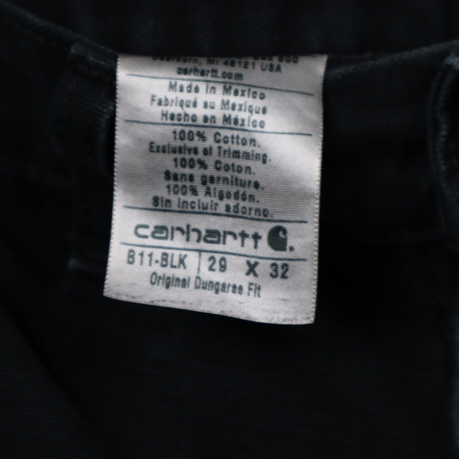 Early 2000s Black Carhartt Carpenter Pants 5271