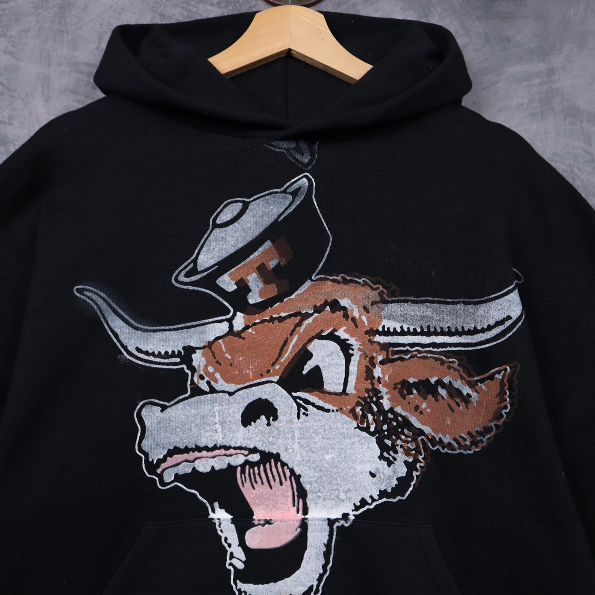 90s Black Texas Longhorns Don't Mess With Classic Hoodie 5669