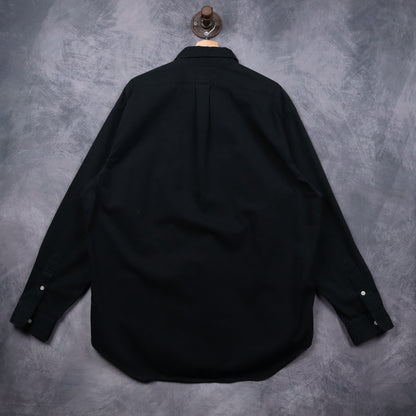 90s Black Polo Ralph Lauren Blake Button Down Shirt 5548
