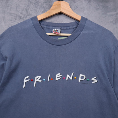 90s Faded Blue Friends Shirt 5507