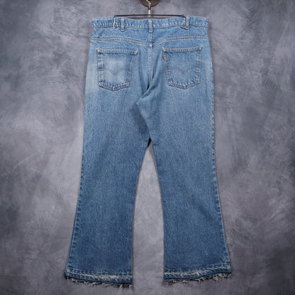 70s Medium Wash Levi's Orange Tab Flare Jeans 5050