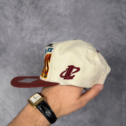 1996 Cream Dallas Cowboys Super Bowl XXX Champions Logo Athletic Snapback Hat 6832