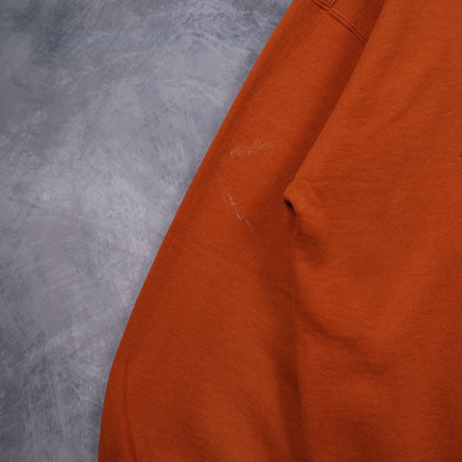 00s Burnt Orange Texas Longhorns Russell Athletic Hoodie 5633