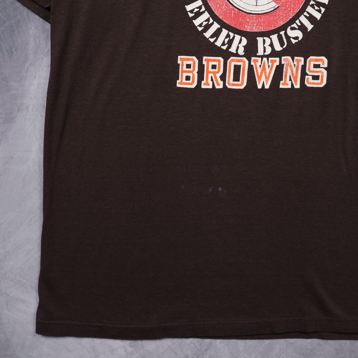 90s Brown Cleveland Browns 'Steeler Busters' Shirt 6639