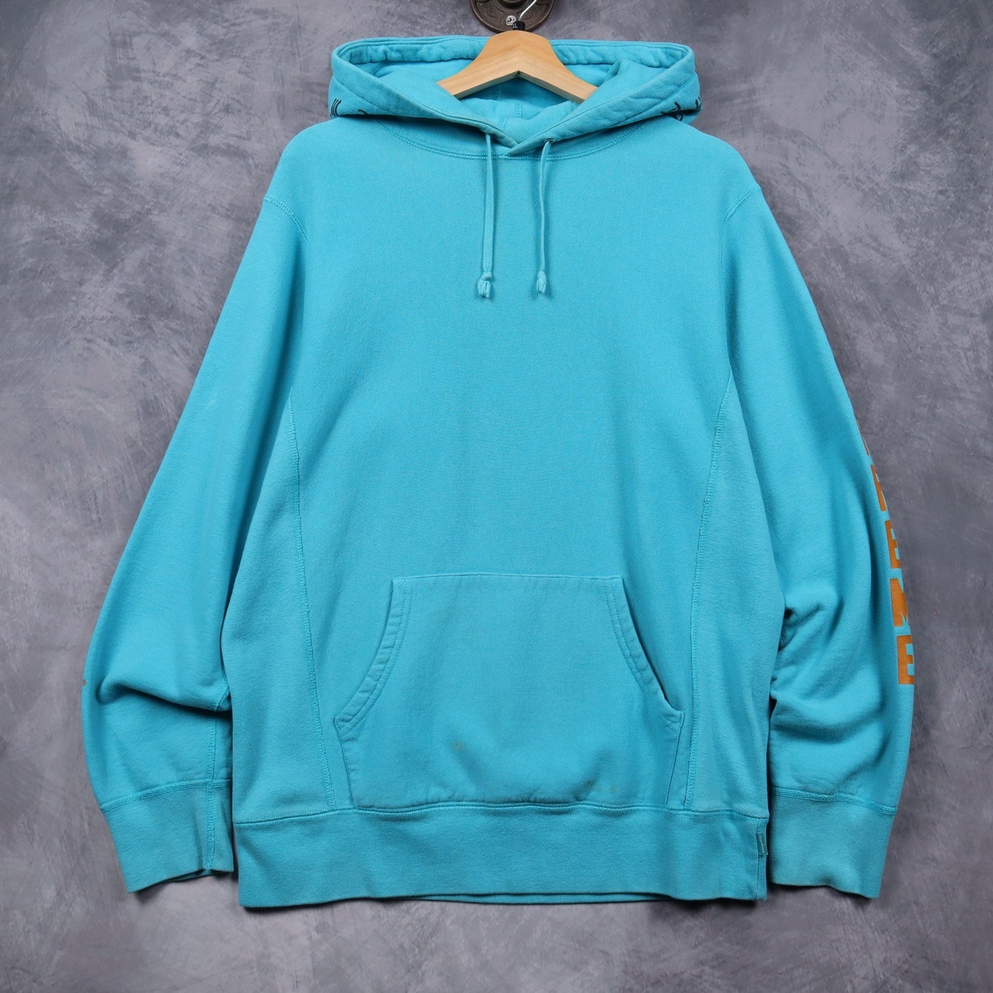 Supreme x Thrasher Boyfriend Skate Teal Hoodie 4826