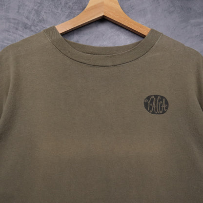 90s Olive Green Yaga Butterfly Shirt 5512
