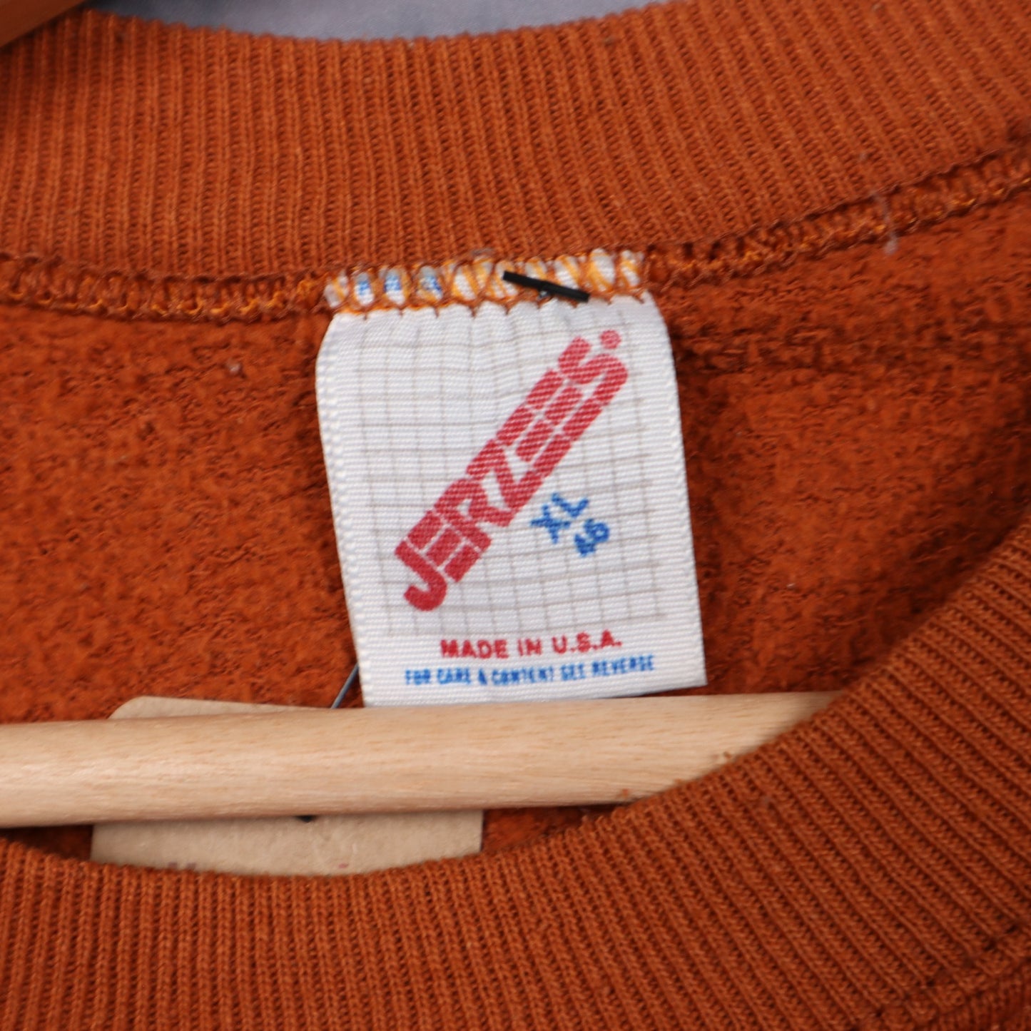 90s Burnt Orange Texas Longhorns Crewneck Sweatshirt 5705