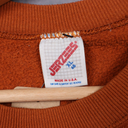 90s Burnt Orange Texas Longhorns Crewneck Sweatshirt 5705
