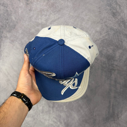 90s Blue and White Dallas Cowboys Snapback Hat 6853
