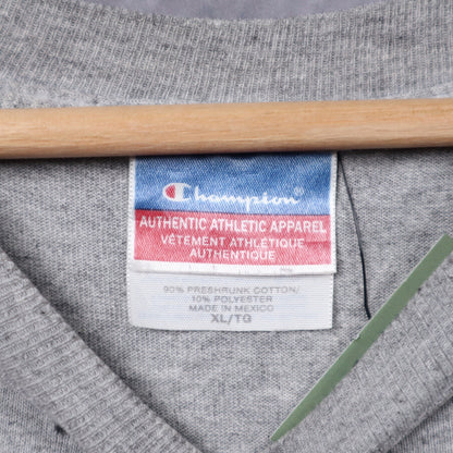 90s Heather Gray Late Show With David Letterman Champion Shirt 5383